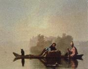 fur traders descending the missouri George Caleb Bingham